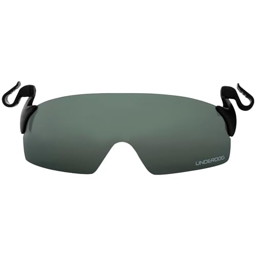 UNDERDOG Rocky Clip-On Hat Sunglasses, Polarized & Non-Polarized, 2 Sizes - color: Green