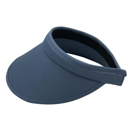 Cushees Cloth Covered Clip-On Visor [233] (Light Blue)