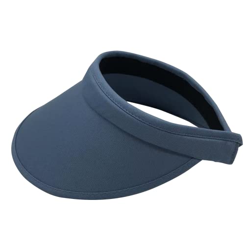 Cushees Cloth Covered Clip-On Visor [233] (Light Blue)