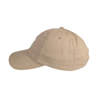 NY 3D Embroidered Dad Hat - New York Baseball Cap - color: Khaki