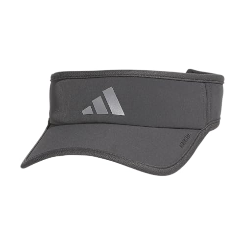 adidas Men's Superlite Visor - color: Grey Six/Silver Metallic/3