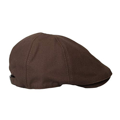 WITHMOONS Flat Cap Cabbie Hat Gatsby Golf Ivy Irish Newsboy Cotton SL31218 - color: Brown