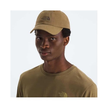 The North Face Norm Baseball Hat | Shallow Fit Ball Cap with Embroidered Logo, Adjustable Strap Closure & Silver Buckle - color: Cedar