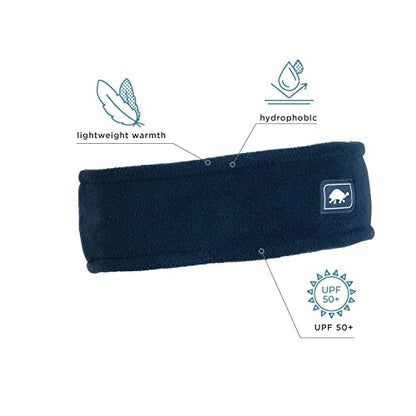 Turtle Fur Classic Fleece Winter Headband - color: Navy
