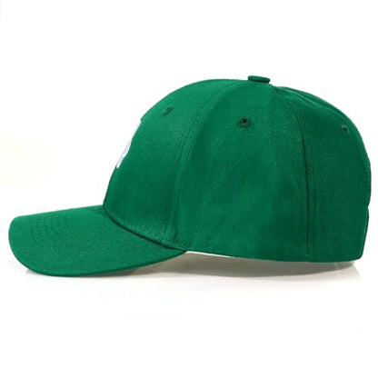Women's Men's Fashion Baseball Cap Adjustable Strapback Hats Dad Hat Visor Sports Hat - color: Green