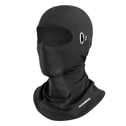 ROCKBROS Helmet Liner with Glasses Holes Thermal Skull Cap Under Helmet Beanie Motorcycle Bike Helmet Liner - color: Glasses Holes Long