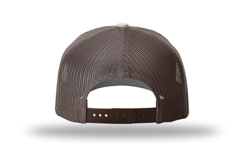 Richardson 112FP & 112PFP Classic Fit Five-Panel Snapback Trucker Cap |OSFM - color: Desert Camo/Brown