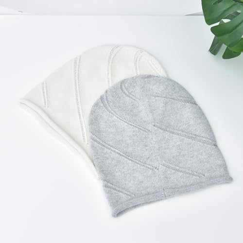 Women's Knitted Angora Wool Hat for Autumn and Winter Warm and Stylish with Rolled Brim and Slanted Rhinestones Cap - color: New-silver