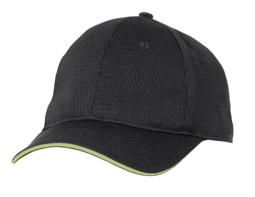 Chef Works Unisex Cool Vent Baseball Cap - color: Black/Lime