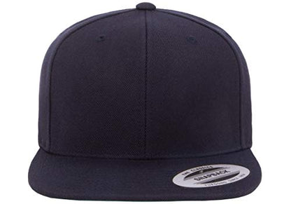 Flexfit Unisex Adult Yp Classics Premium Snapback Cap – 2-Tone - color: Dark Navy