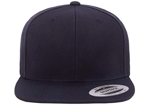 Flexfit Unisex Adult Yp Classics Premium Snapback Cap – 2-Tone - color: Dark Navy