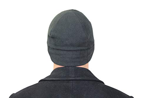 Temple Tape Tactical Fleece Watch Cap Beanie – Skull Cap Fleece Hat - Mens & Women - color: Graphite Gray, size: One Size