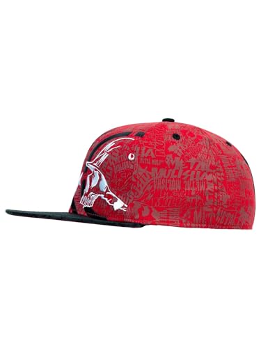 Metal Mulisha Ghost 3 Flex Hat - color: Red, size: Large-X-Large