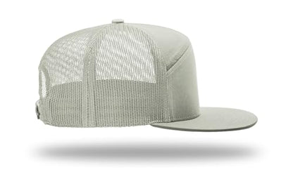 Richardson 168 Hi-Pro 7 Panel Adjustable Snapback Trucker Mesh Back Cap - color: Quarry