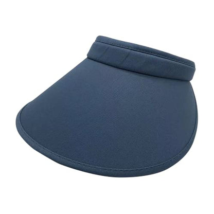 Cushees Cloth Covered Clip-On Visor [233] (Light Blue)