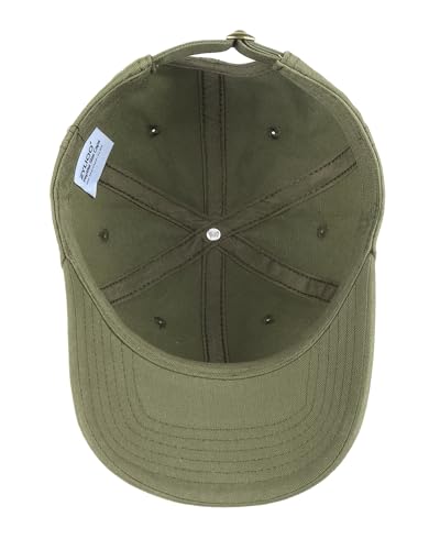 Zylioo Small Baseball Cap for Men Women, Adjustable Unstructured Dad Hat - color: Army Green-fits 21.7"-22.4"/55cm-57cm