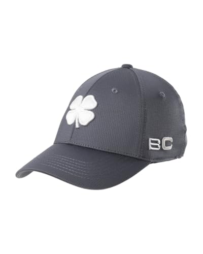 Black Clover Unisex Fitted Cap Golf Hat - color: Titanium, size: Small-Medium