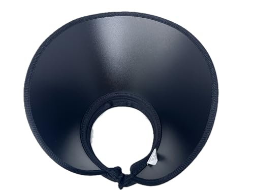 PRO.FASHION Women's Summer Sun Visor with Ear Coverage, 10" Wide Brim, Clip on Beach Hat Golf Cap,Wide Headband, Light Weight