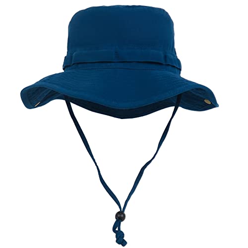 Bucket Hat UV Protection Sun Hat, Boonie Fishing Safari Hats for Outdoors - color: Klein Blue