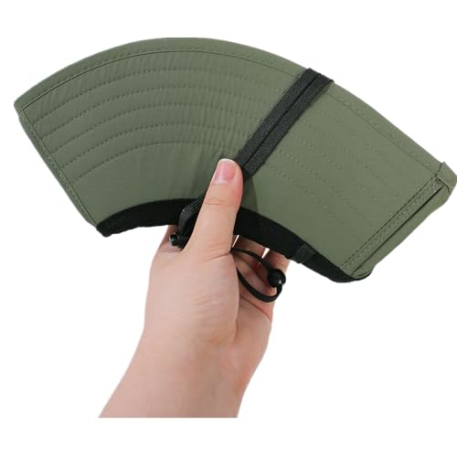 Sun Hats for Men Women with Neck Flap UPF 50+ UV Protection Wide Brim Bucket Hat Safari Hiking Fishing Hats - color: Green