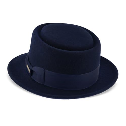Stetson Cranston Men's Wool Dress Hat - color: Navy, size: Small