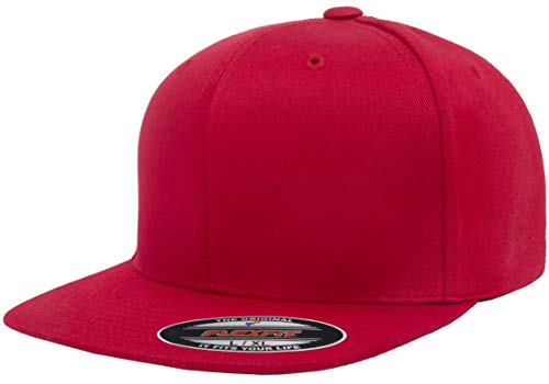 Flexfit Men's On Field Pro-Baseball Cap - color: Red, size: Large-X-Large