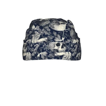 Adjustable Cycling Cap, Quick Dry Sports Bandana Skull Cap Helmet Liner - color: Flower Skull