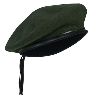Rothco Wool Monty Beret - Elevate Your Style - Classic Uniform Ready Cap - color: Green, size: Large