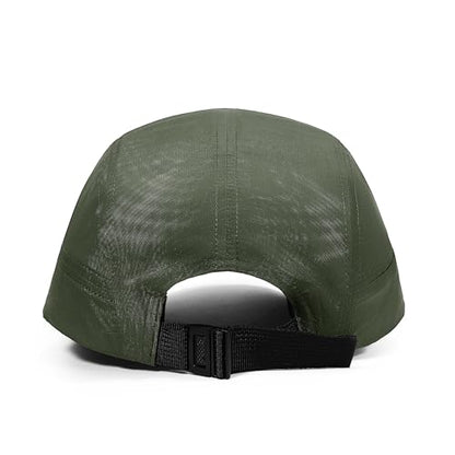 Croogo 5 Panel Running Hat Quick Dry Baseball Cap Sun UV Sports Outdoor Cap - color: Wbbc3-green