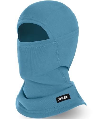 Ski Mask Balaclava for Men Women Windproof Thermal Winter Full Face Mask Cold Weather Skiing Snowboarding Neck Gaiter - color: Blue