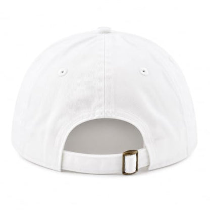 Cotton Baseball Cap Dad Hat – Washed Low Profile Adjustable Hat for Men Women Casual Outdoor Running Golf - color: White