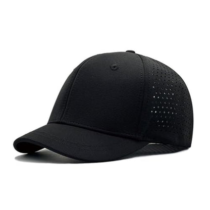 Short Brim Stretch Fitted Baseball Caps Men's Mesh Breathable Structured Cap Curved Brim Elastic Closed Back Hat K359 - color: Grey Mesh