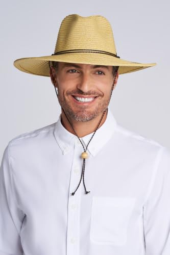 Unisex Sun Hat - UPF 50+ Sun Protection - Beach Comber - color: Natural, size: Small-Medium