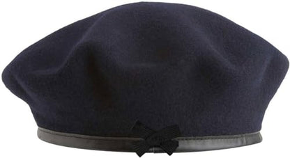 SILAK Traditional Army Style Cap with Metal Star Badge – Che Guevara Inspired, Woolen French Beret Hat for Men and Women - color: Blue