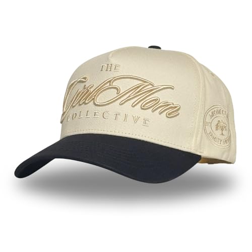 Vintage Mom & Dad Trucker Hats | Men & Women | Kids Grandpa Boy Mom Girl Dad Hats | Country Western | Cotton | Snapback - color: Girl Mom | Black