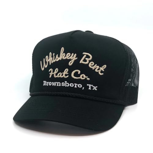 WHISKEY BENT HAT CO. Sale Barn Adjustable Snapback Hat - color: Black