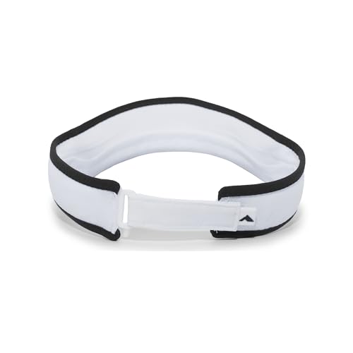 Pacific Headwear Unisex Adult Pacific Headwear Lite Allsport Active Visor - color: White/Black