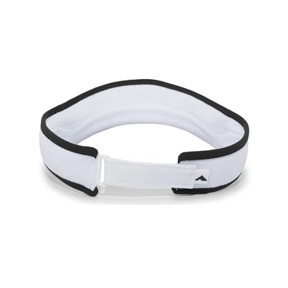 Pacific Headwear Unisex Adult Pacific Headwear Lite Allsport Active Visor - color: White/Black