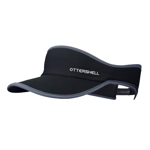 Running Visor Hat for Men Women - color: Black