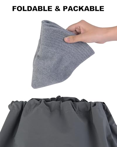 GADIEMKENSD Winter Bucket Hat - Premium Wool, Packable, Plain Colors, Unisex Warm Hat - color: Light Gray 2.0, size: Medium