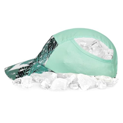 Headsweats Performance Ice Hat - color: Green/Palms