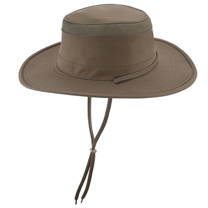 Home Prefer Classic UPF 50+ Men's Sun Hat Wide Brim Bucket Hat UV Protection Fishing Hat for Men Beach Safari Gardening Golf - color: Army Green, size: Large