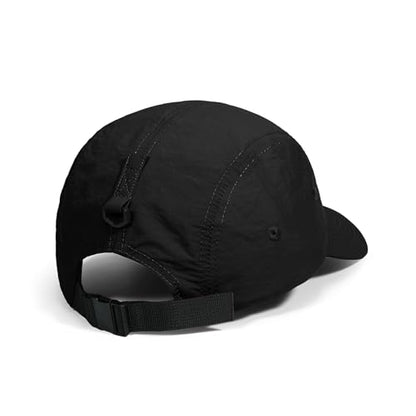 Croogo 5 Panel Running Hat Quick Dry Baseball Cap Sun UV Sports Outdoor Cap - color: Gd50-black
