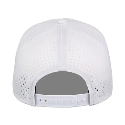 Lids Tee Box 5-Panel Performance Tech Adjustable Snapback Cap - color: White