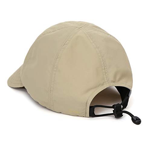 UNDERCONTROL Colorful Cycling Supplex Cap UPF 40 Low Profile Short Brim Foldable Quick Dry Outdoor Sports Adjustable hat - color: Beige
