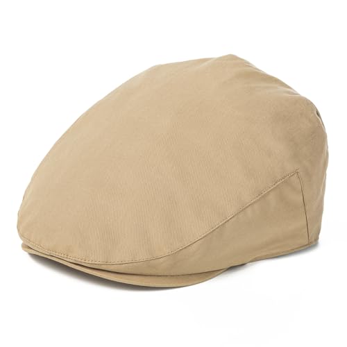 Toddler Cotton Golf Newsboy Cap - color: Khaki, size: 6-24 Months