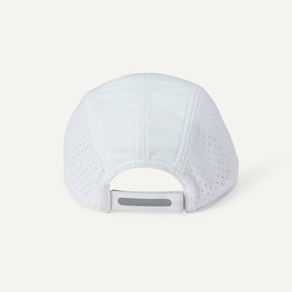 Amazon Essentials Men's Adjustable Moisture-Wicking Sports Mesh Baseball Cap - color: White