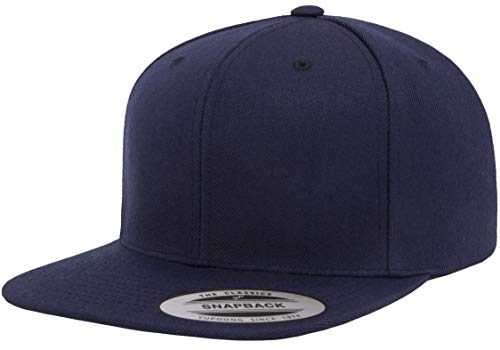 Flexfit Unisex Adult Yp Classics Premium Snapback Cap – 2-Tone - color: Navy