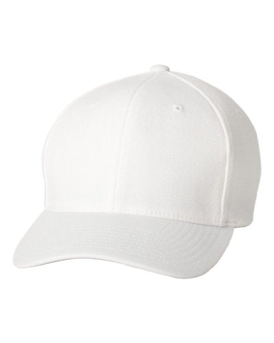 Pro-Formance Cap With Custom Embroidery by Flexfit - color: White, size: Small-Medium