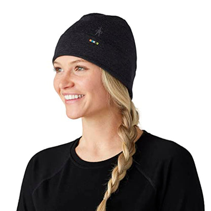 SmartWool Unisex Adult Thermal Merino Reversible Cuffed Beanie - color: Charcoal